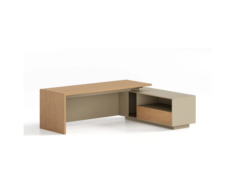 Стол с длинной тумбой 2,2м Аурус / Aurus