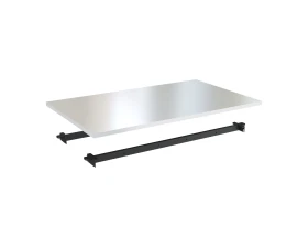 Столешница одинарная 120 (с траверсами) антрацит Steel images