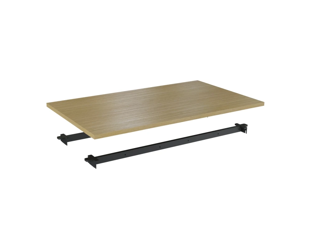 Столешница одинарная 120 (с траверсами) антрацит Steel