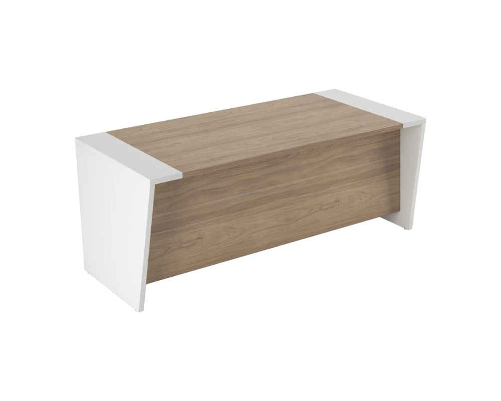 Стол письменный 200, панель - древесная Асти П / Asti P Вяз/Белый