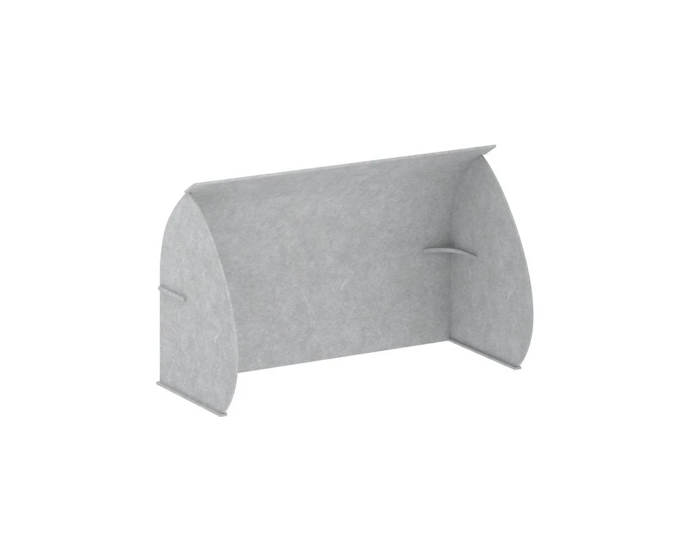 Кабина настольная скругленная на стол VE.KB2-118.6 1180x600x1000 Акустикс / AcustiX