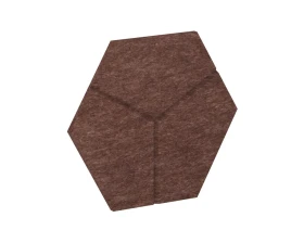 Настенная панель шестигранная (3 луча) VE.NP-6G3L-300 600x520x12 Акустикс / AcustiX images