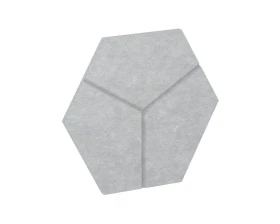 Настенная панель шестигранная (3 луча) VE.NP-6G3L-300 600x520x12 Акустикс / AcustiX images