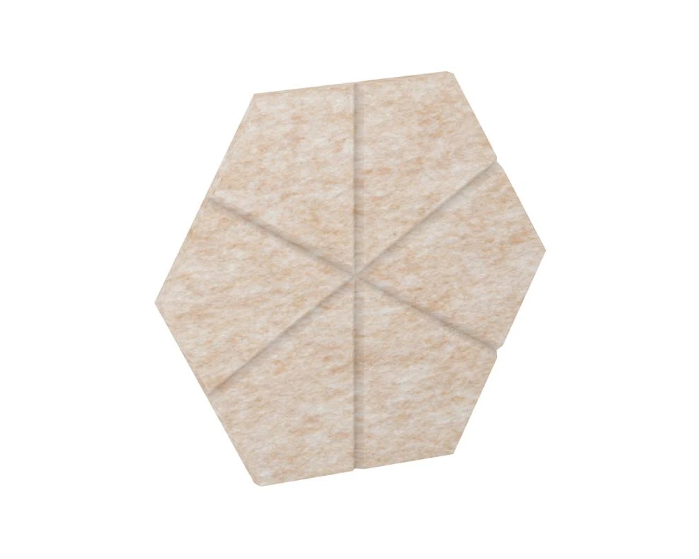 Настенная панель шестигранная (6 лучей) VE.NP-6G6L-100 200x173x12 Акустикс / AcustiX