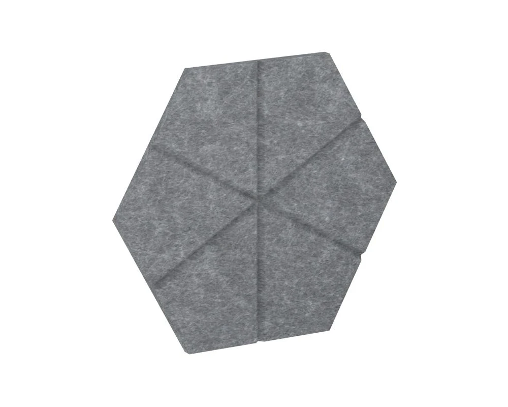 Настенная панель шестигранная (6 лучей) VE.NP-6G6L-200 400x346x12 Акустикс / AcustiX