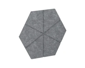 Настенная панель шестигранная (6 лучей) VE.NP-6G6L-200 400x346x12 Акустикс / AcustiX images