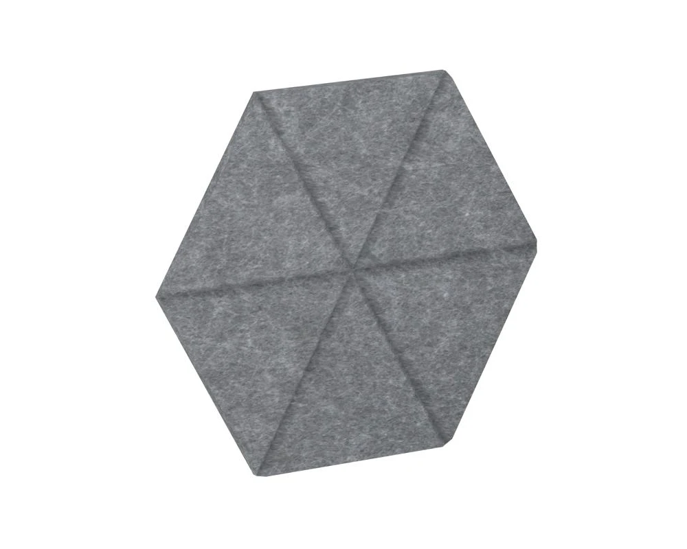 Настенная панель шестигранная (6 лучей) VE.NP-6G6LU-200 400x346x12 Акустикс / AcustiX