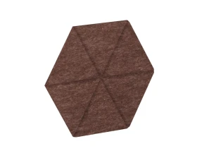 Настенная панель шестигранная (6 лучей) VE.NP-6G6LU-300 600x520x12 Акустикс / AcustiX images