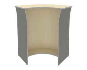 Стойка угловая радиусный элемент ХДФ Рива / Riva images