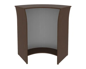 Стойка угловая радиусный элемент ролета Рива / Riva images