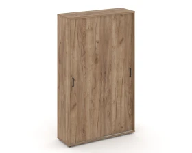 Шкаф-купе комбинир. с полками и выдвижной штангой 1200x400x1982 зад. стенка HDF Стайл Проджект / Style Project images