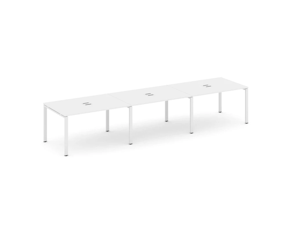 Стол переговорный на П-образном каркасе 60 мм с лючком 4410x980x750 Стайл Проджект / Style Project