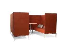 Кресло с акустической перегородкой и столиком Shelby images