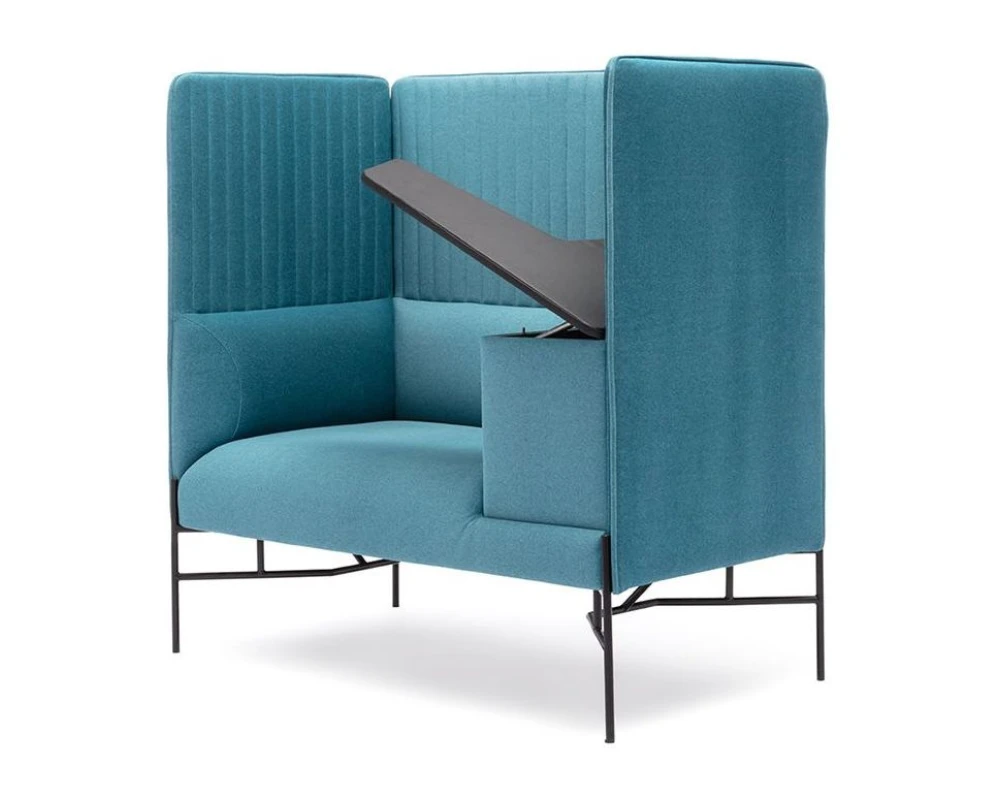 Кресло со столиком слева с высокой спинкой Toscana