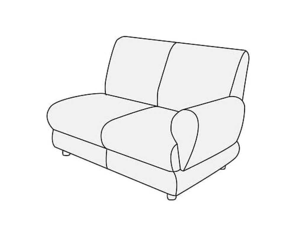 Модуль 2-х мест. с лев./прав. подл-ком Матрикс