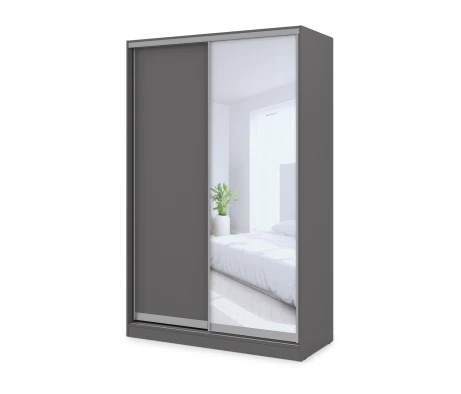 Шкаф-купе 2-дверный (1204*600*2201) ШКДЗ.12.4 КОМФОРТ / COMFORT