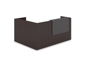 Комплект Ресепшн с фартуком HPL (2344*1765*1149) (без подсветки) 1КР-КЛ.102 ЛАУНЖ / LOUNGE images