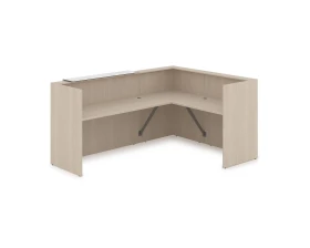 Комплект Ресепшн с фартуком HPL (2344*1765*1149) (без подсветки) 1КР-КЛ.102 ЛАУНЖ / LOUNGE images