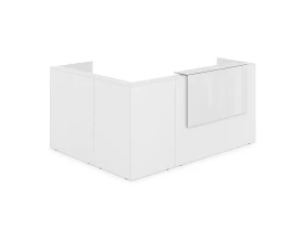 Комплект Ресепшн с фартуком HPL (2344*1765*1149) (без подсветки) 1КР-КЛ.102 ЛАУНЖ / LOUNGE images