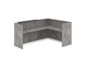 Комплект Ресепшн с фартуком HPL (2344*1765*1149) (без подсветки) 1КР-КЛ.102 ЛАУНЖ / LOUNGE images