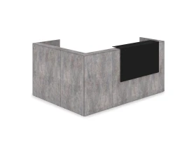 Комплект Ресепшн с фартуком HPL (2344*1765*1149) (без подсветки) 1КР-КЛ.102 ЛАУНЖ / LOUNGE images