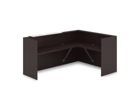 Комплект Ресепшн с фартуком HPL (2344*1765*1149) (без подсветки) 1КР-КЛ.102 ЛАУНЖ / LOUNGE images