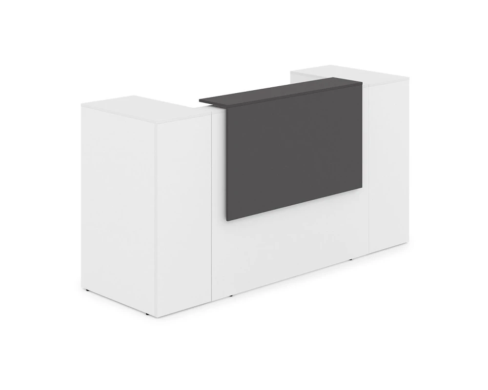 Комплект Ресепшн с фартуком ЛДСП (2232*763*1161) (с подсветкой) 1КРТ-ДС.004.1 ЛАУНЖ / LOUNGE