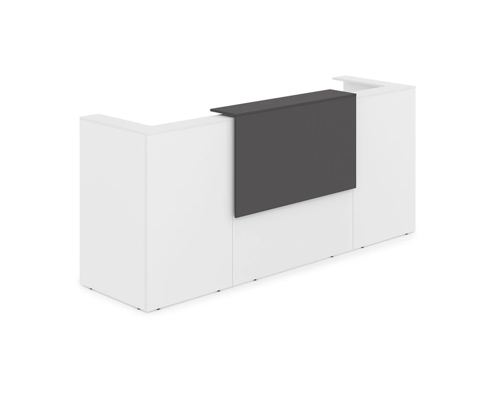 Комплект Ресепшн с фартуком ЛДСП (2654*761*1161) (с подсветкой) 1КР-ДС.201.1 ЛАУНЖ / LOUNGE