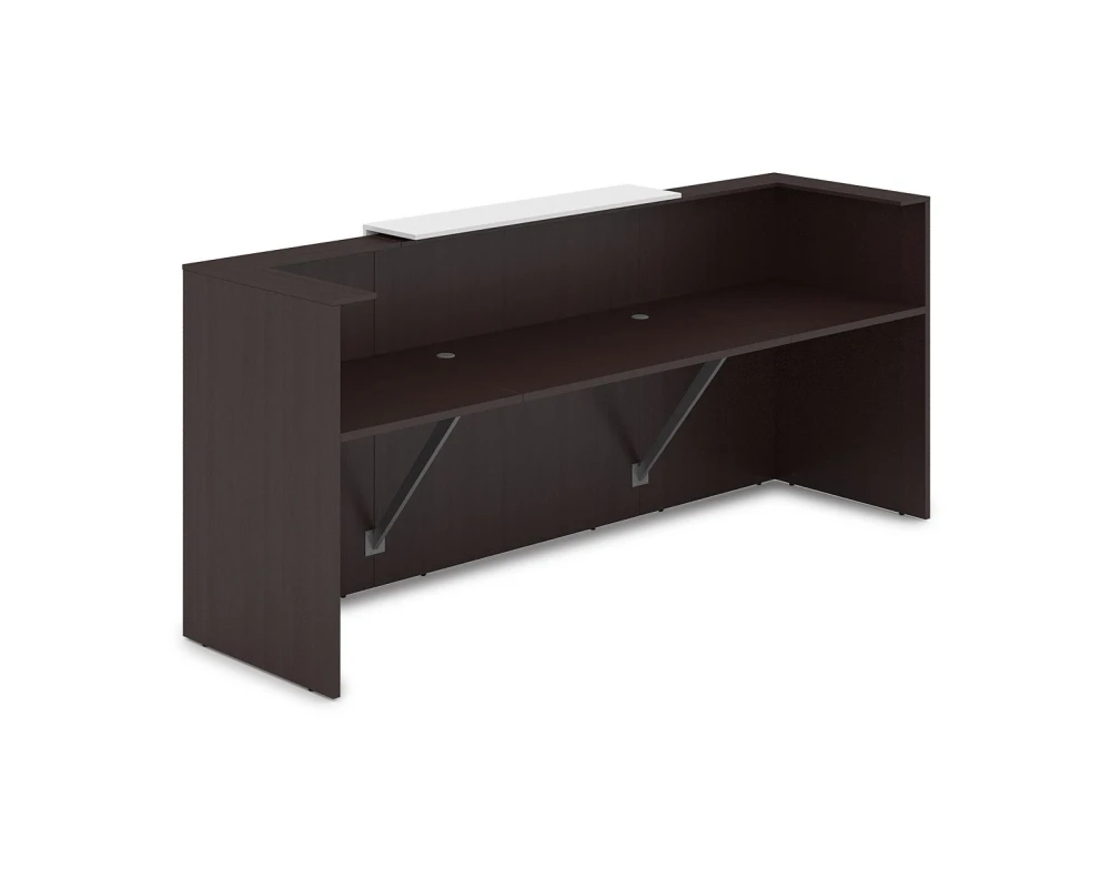 Комплект Ресепшн с фартуком ЛДСП (2654*761*1161) (с подсветкой) 1КР-ДС.201.1 ЛАУНЖ / LOUNGE