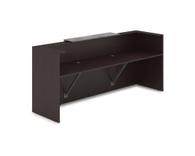 Комплект Ресепшн с фартуком ЛДСП (2654*761*1161) (с подсветкой) 1КР-ДС.201.1 ЛАУНЖ / LOUNGE images