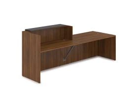 Комплект Ресепшн с фартуком ЛДСП (2832*901*1161) (без подсветки) 1КРС-ДС.007 ЛАУНЖ / LOUNGE images