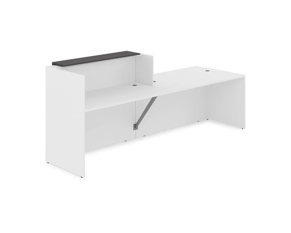 Комплект Ресепшн с фартуком ЛДСП (2832*901*1161) (без подсветки) 1КРС-ДС.007 ЛАУНЖ / LOUNGE