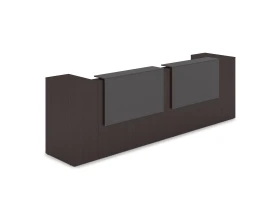 Комплект Ресепшн с фартуком ЛДСП (3632*763*1161) (без подсветки) 1КРТ-ДС.005 ЛАУНЖ / LOUNGE images