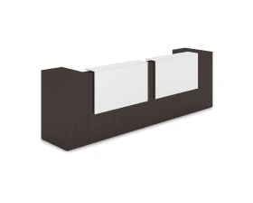 Комплект Ресепшн с фартуком ЛДСП (3632*763*1161) (без подсветки) 1КРТ-ДС.005 ЛАУНЖ / LOUNGE images