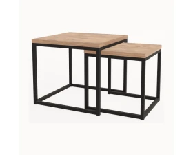 Комплект журнальных столов СЕТ ЛОДЖИК / SET LOGIC (900x900x450) images