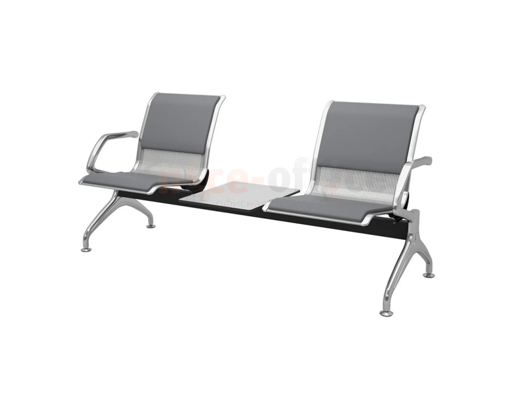 Многоместная секция Флайт PU 2П со столиком