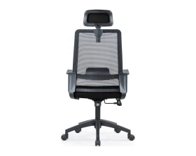 Кресло VIKING-91 MAS-A817 Сетка/Ткань, Черный images