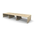 отзыв Рабочая станция 6 мест с полкой под ПК 474x163x74,3 Europe