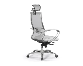 Кресло Samurai SL-2 Сетка/Экокожа, Белый images