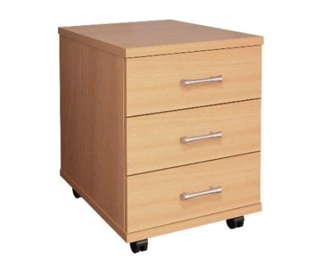 Тумба подкатная 3 ящика 406х518х534 Монолит