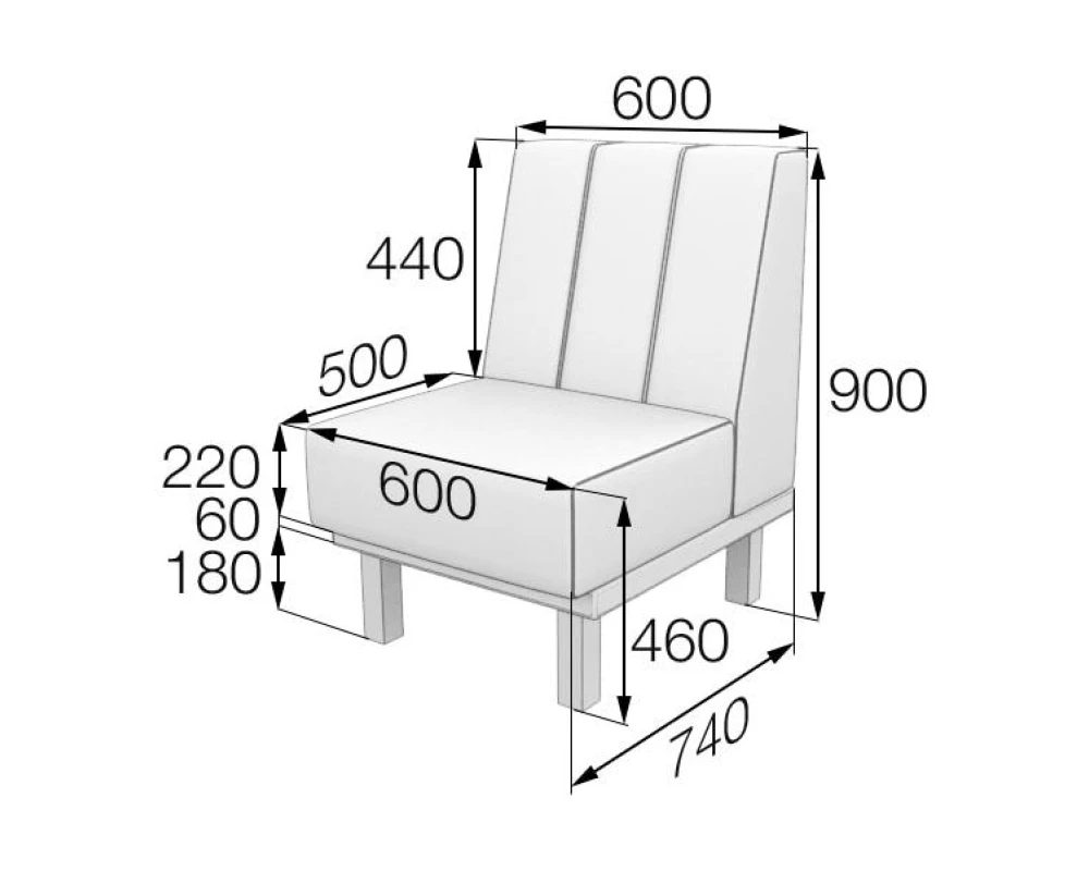 Модуль 1-местный Hol1 Холл MVK