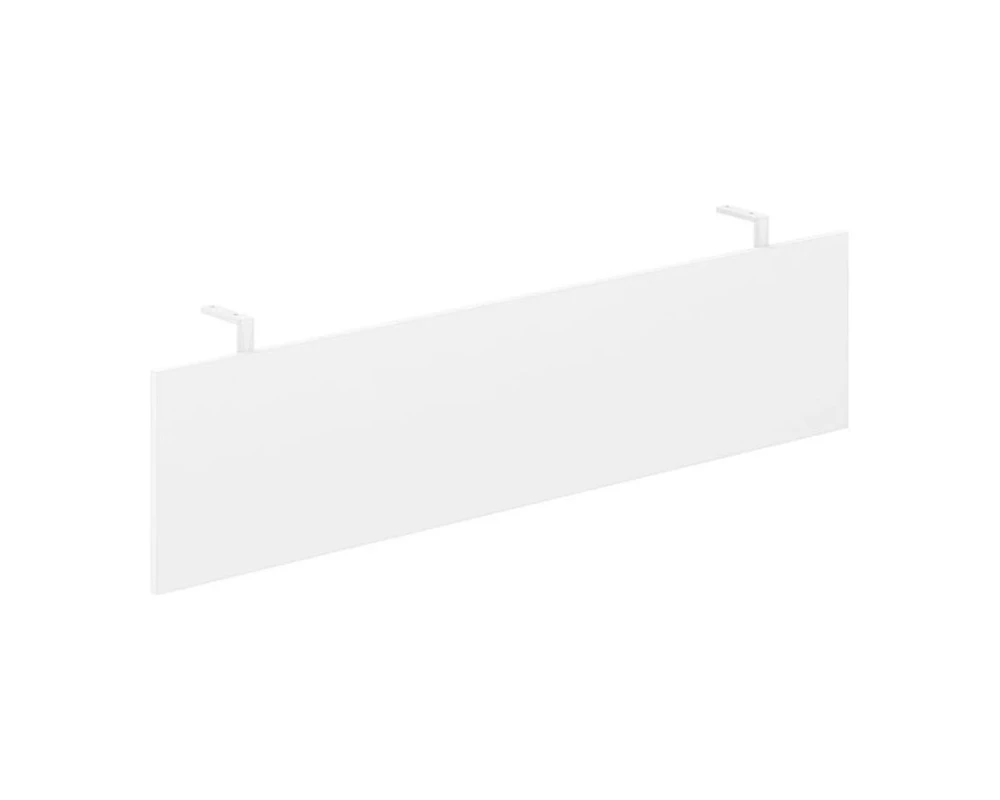 Передняя панель 1510x350x18 мм для стола 1800 на опорной тумбе с комплектом креплений Аллегро кабинет / Allegro cabinet Белый/Белый