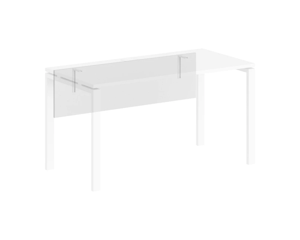 Экран стола для МК 1400x350x16 Сигма / Sigma Белый