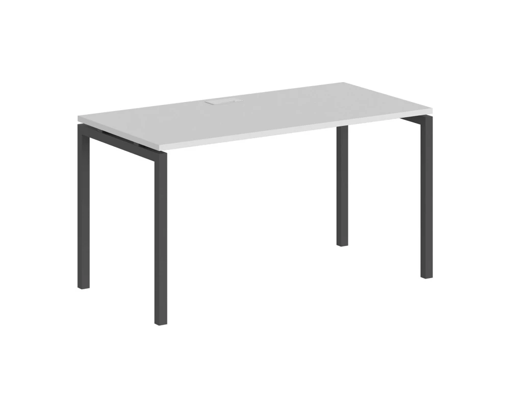 Стол 1200x800x750 профиль антрацит: 40x40 Сигма / Sigma Белый