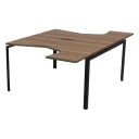 отзыв Бенч эргономичный на 2 рабочих места на металлокаркасе НТМП.П.Б2-040 Аргентум